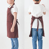 Load image into Gallery viewer, Linen Apron with Pockets for Children