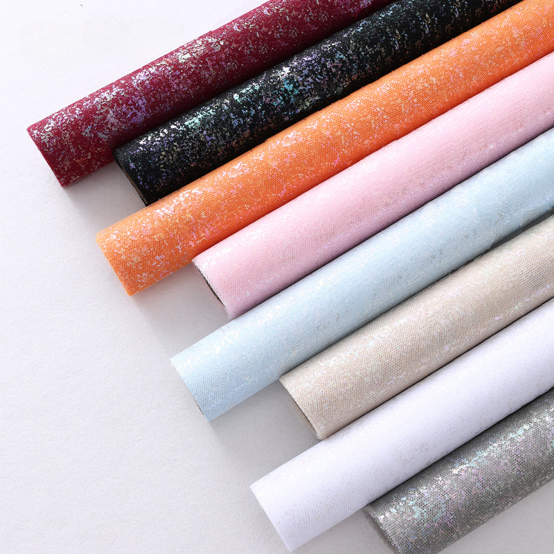 Glittering Mesh Fabric for Gift Bouquet Wrapping 0.5x5m