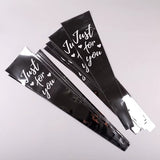 Load image into Gallery viewer, 50pcs Silver Mirrored Single Flower Sleeves