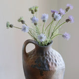 Load image into Gallery viewer, 5-Head Flocked Artificial Thistle Spray (58cm)