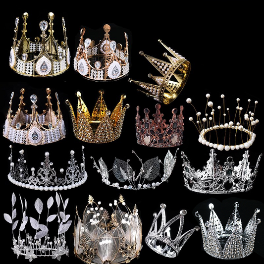 Plastic Crown for Bouquets Decoration Pack 10