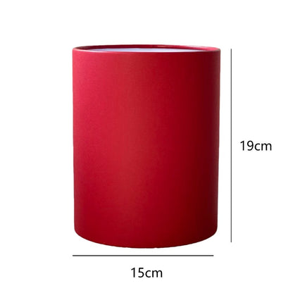 Minimalist Solid Color Round Flower Gift Box
