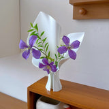 Load image into Gallery viewer, Modern 3D Printed White Sculptural Vase