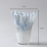 Load image into Gallery viewer, Artistic Irregular Wave Glass Vase