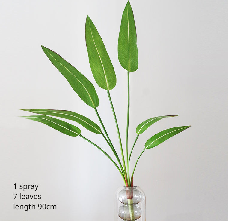 artificial plant palm Artificial Tropical Palm Leaves Turtle Leaf Plant – Floral Supplies Store