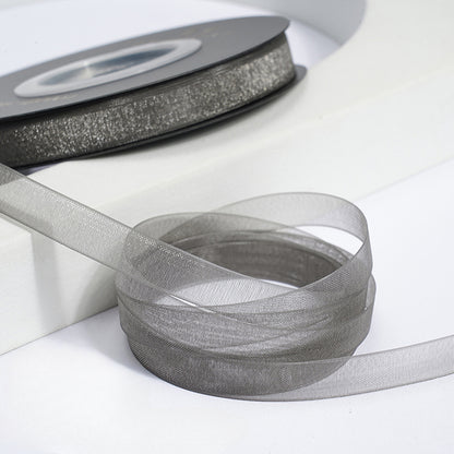 Solid Color Sheer Organza Ribbon (10mmx50Yd)