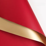 Load image into Gallery viewer, 20pcs Gilded Two-Tone Flower Wrapping Paper (56x56cm)