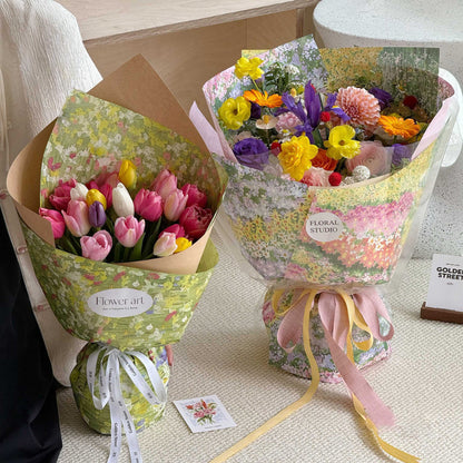20pcs Spring Blossom Flower Wrap Paper (38x54cm)
