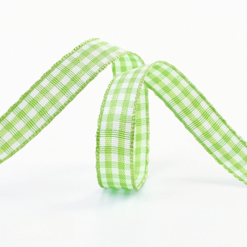 Plaid Ribbon for Gift Wrapping (10mmx45m)
