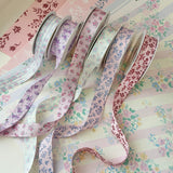 Load image into Gallery viewer, Double-Sided Floral Print Florist Ribbon (2.5cmx10Yd)