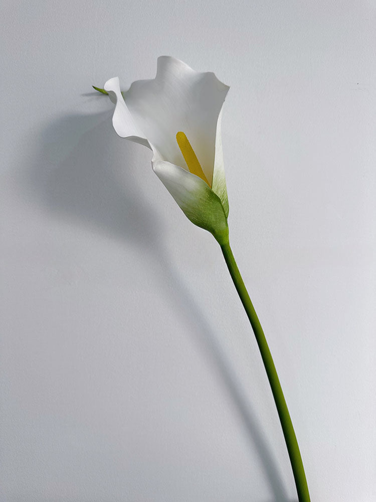 artificial white calla lily Giant Calla Lily Artificial Flower – Floral Supplies Store