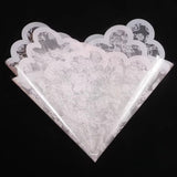 Load image into Gallery viewer, 20pcs Wave-Edge Floral Lace Cellophane Wrap (58x58cm)