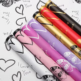 Load image into Gallery viewer, 20pcs Butterfly &amp; Heart Bouquet Wrap Paper (57x57cm)