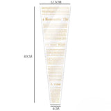 Load image into Gallery viewer, 40pcs Vintage Book Page Single Rose Sleeves