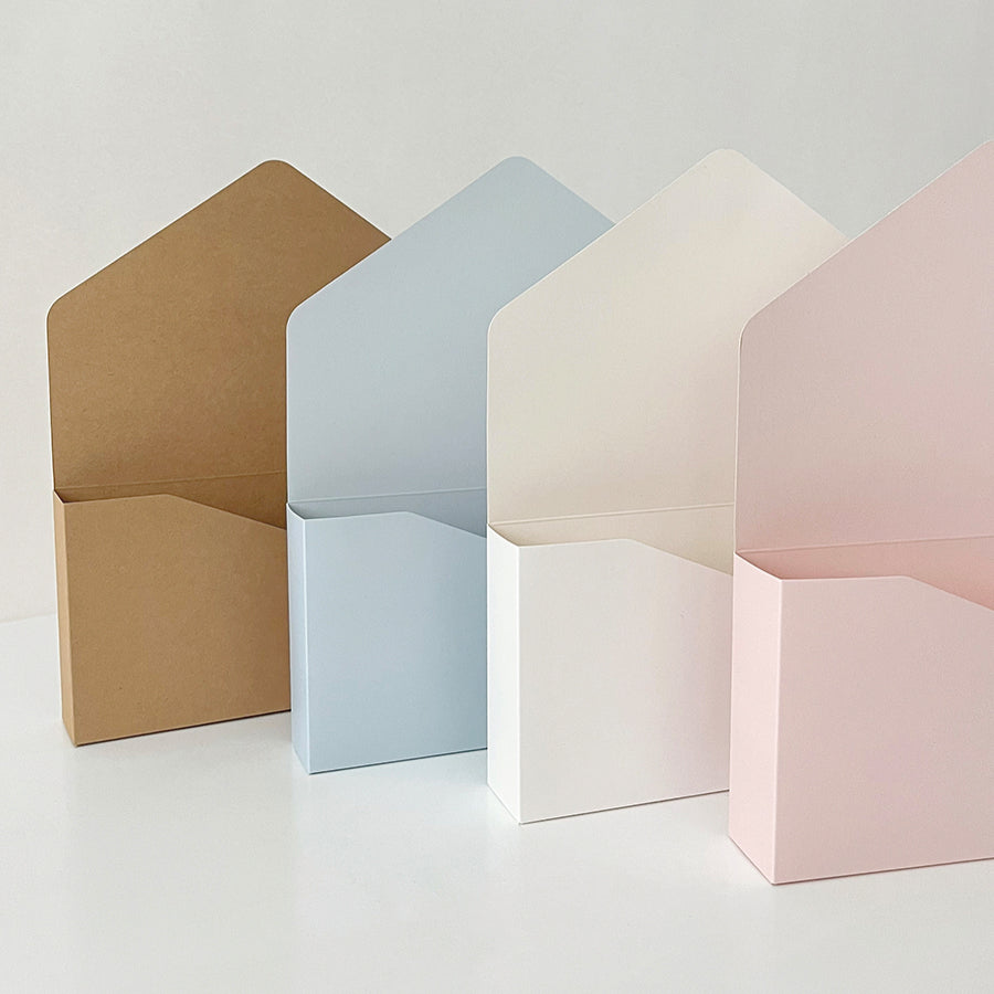 9pcs Envelope Shaped Floral Gift Box