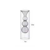 Load image into Gallery viewer, Geometric Double-Walled Glass Bubble Vase