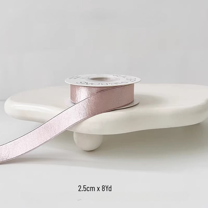 Premium Rose Gold Shimmer Ribbon
