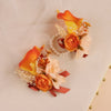 wrist corsage + boutonniere