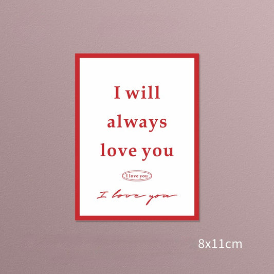 I Will Always Love You Valentine's Day Cards Pack 20