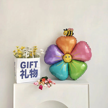 Large Daisy Flower Foil Party Balloons