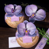 Load image into Gallery viewer, Bamboo Woven Gift Box with Orchid Flower Pack 10