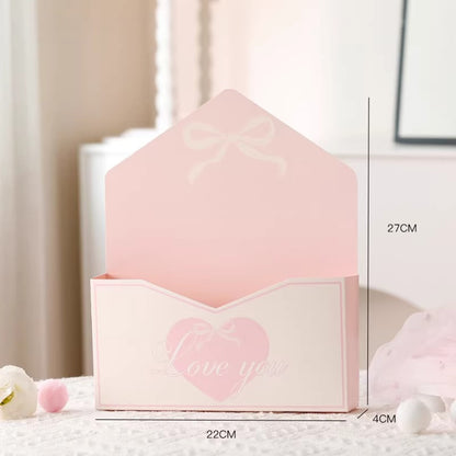 10pcs Valentine’s Day Envelope Flower Box