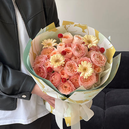 20pcs Abstract Art Floral Wrap Paper (58x58cm)