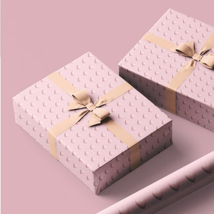 Valentine's Day Heart Gift Wrap Paper (50x70cm) Pack 2