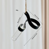 Load image into Gallery viewer, Spiral Hanging Glass Flower Vase