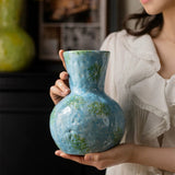 Load image into Gallery viewer, Mottled Watercolor Ceramic Flower Vase