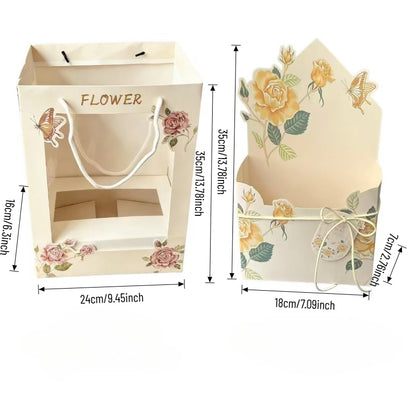 Mother’s Day Envelope Flower Gift Box Set (5 Sets)