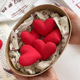 Load image into Gallery viewer, 12pcs Red Cotton Heart Accents