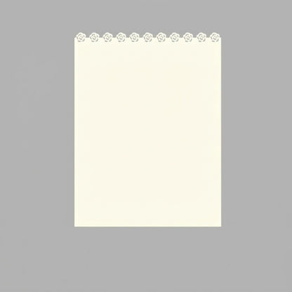 Laser-Cut Rose Edge Flower Wrap Paper Pack 24 (15" x 20")