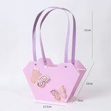 Load image into Gallery viewer, 10pcs Butterfly Floral Gift Bag Bouquet Carrier