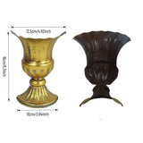 Load image into Gallery viewer, Vintage Metal Half-Vase for Floral Artistry