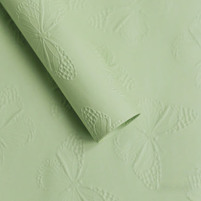 10pcs Butterfly Embossed Floral Wrap Paper (58x58cm)