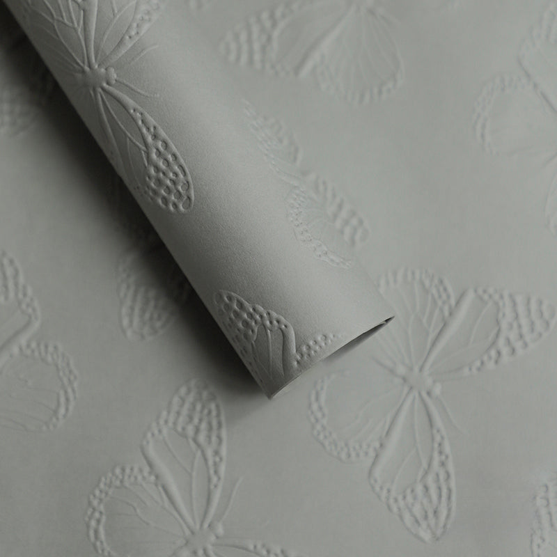 10pcs Butterfly Embossed Floral Wrap Paper (58x58cm)