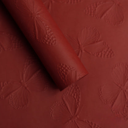 10pcs Butterfly Embossed Floral Wrap Paper (58x58cm)