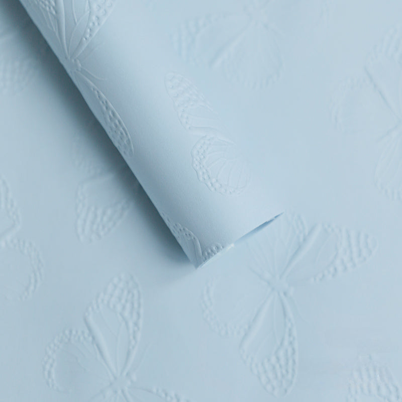 10pcs Butterfly Embossed Floral Wrap Paper (58x58cm)