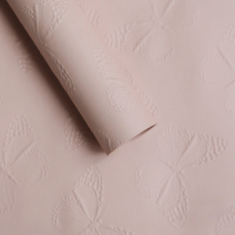 10pcs Butterfly Embossed Floral Wrap Paper (58x58cm)