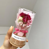 Load image into Gallery viewer, Mini Preserved Flower Bouquet Wish Bottle