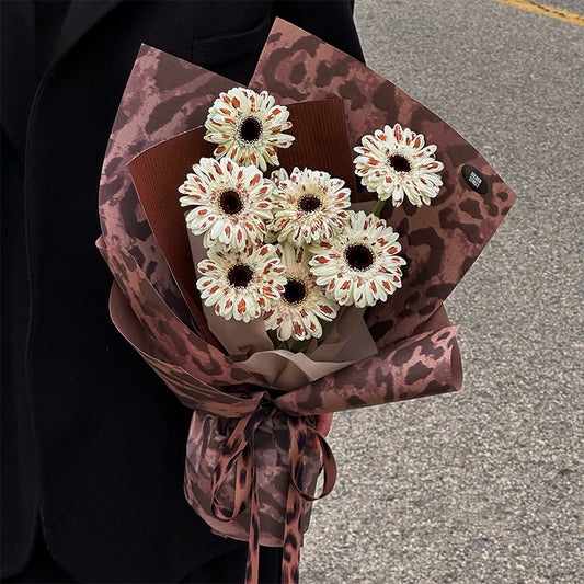 Leopard Print Paper for Flower Bouquets Pack 20 (50x50cm)