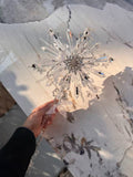 Load image into Gallery viewer, Handcrafted Crystal Snowflake Bridal Bouquet