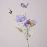 Load image into Gallery viewer, 4-Head Real Touch Artificial Poppy Spray (64cm)