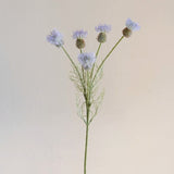 Load image into Gallery viewer, 5-Head Flocked Artificial Thistle Spray (58cm)