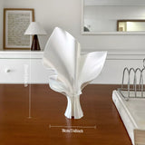 Load image into Gallery viewer, Modern 3D Printed White Sculptural Vase