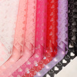 Load image into Gallery viewer, 20pcs Heart Patterned Bouquet Cellophane Wrap (57x57cm)