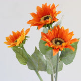 Load image into Gallery viewer, Real-Touch PU Artificial Sunflower Stem (62cm)