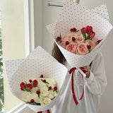 Load image into Gallery viewer, 20pcs Polka Dot Bouquet Packaging Paper (48x52cm)