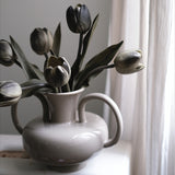 Load image into Gallery viewer, Vintage Black Tulip Artificial Flower Bouquet